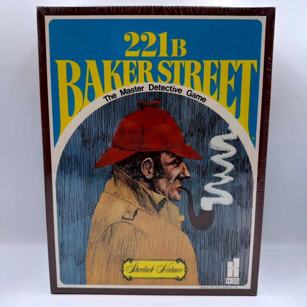 VTG 221B Baker Street The Master Detective Game 1977 John N Hansen New Sealed